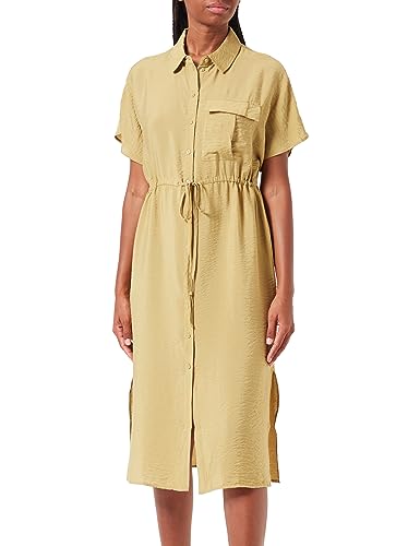 VERO MODA Damen Vmiris S/S Shirt Calf Dress...