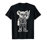 musica rock funny heavy metal koala retro maglietta