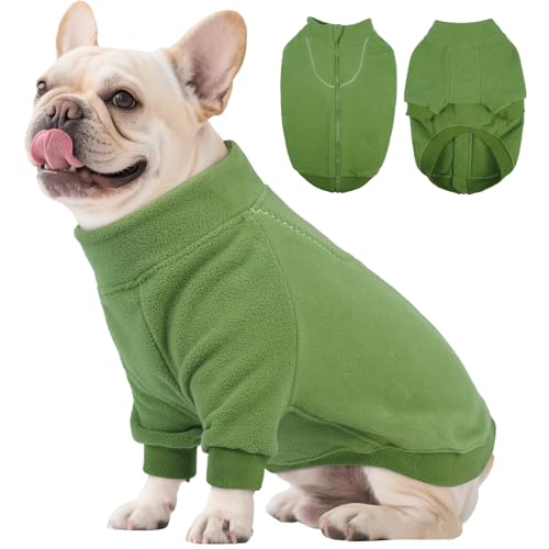 Manteau pour temps froid à col roulé doux petits grands chiens - 2