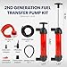 Calvana 2nd Generation Fuel Transfer Pump Kit - Versatile Pump for Gas, Oil, RV Antifreeze, and More - Manual Hand Pump for Automotive, Lawn Mowers, Fish Tanks, and Transmission Fluid