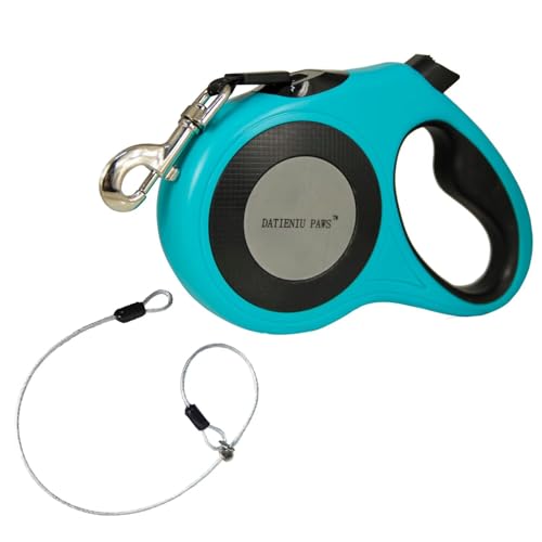 16ft Chew Proof Retractable Leash Blue