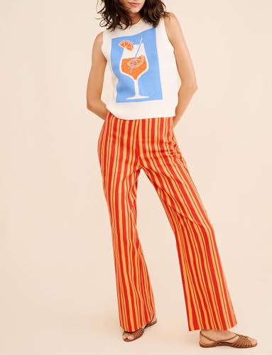 Women Y2K Graphic Sweater Vest Lobster Knit Ribbed Tank Top Cute Sleeveless Pullover Sweater Top Streetwear3