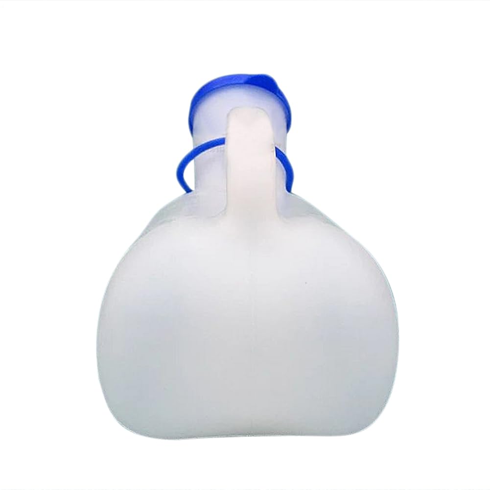 Urinoir Portable Unisexe 1000ml - Bouteille Avec Entonnoir Et Couvercle, Anti-Fuites, Pour Voiture, Voyage, Camping