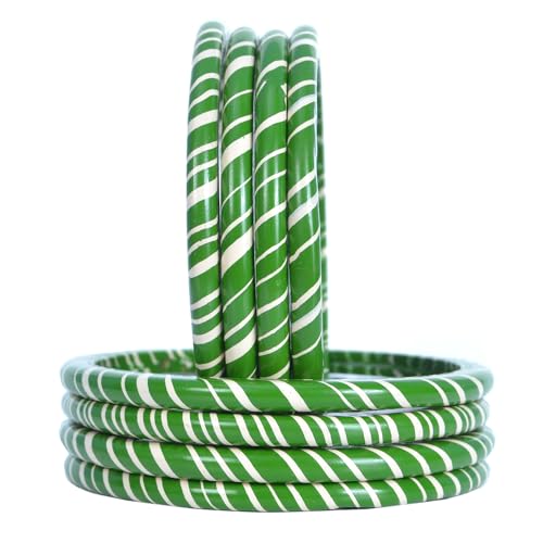 Image of Lac Bangle Set For Women and Girls | Jaipuri Lakh Lehariya Chudi Set | Rajasthani Traditional Chuda |Set of 8