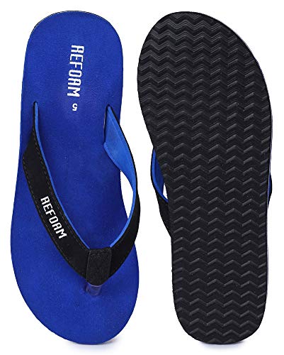Image of REFOAM Red Rubber Slip on Casual Slippers /Flip-Flop for Women