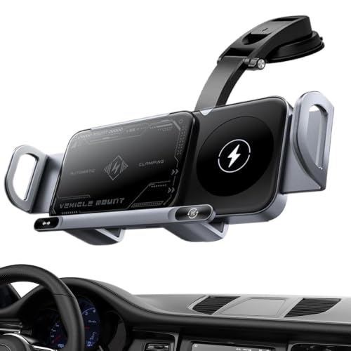 Cargador inalámbrico coche 15W doble bobina para una carga rápida y estable en ruta