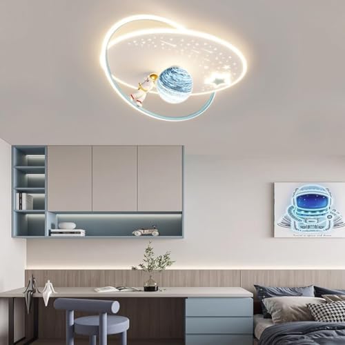 Plafonnier LED dimmable avec télécommande pour chambre d'enfant - 3