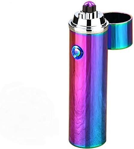 Vizliter Electronic Dual Arc Plasma Lighter Rechargeable Flameless Windproof and Splashproof Rainbow