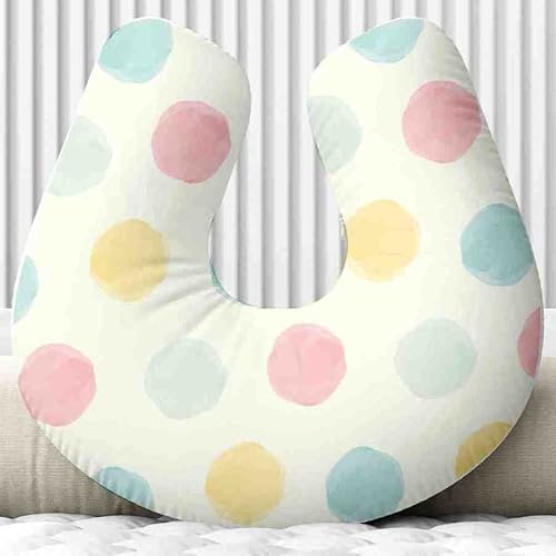 Almofada para Amamentação Personalizado Cheias Poá Colorful