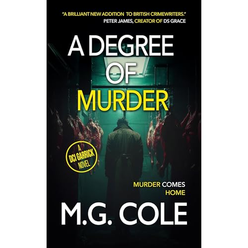 A DEGREE OF MURDER Audiolibro Por M.G. Cole arte de portada