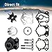 FREPURDO Water Pump Impeller Kit for Yamaha 692-W0078-02-00 - OEM Impeller Repair Kit for 60-90HP 2-Stroke Outboard Motors, Fits 70TLR, 75TLR, 90TLR, F90TLR Engines with Gaskets