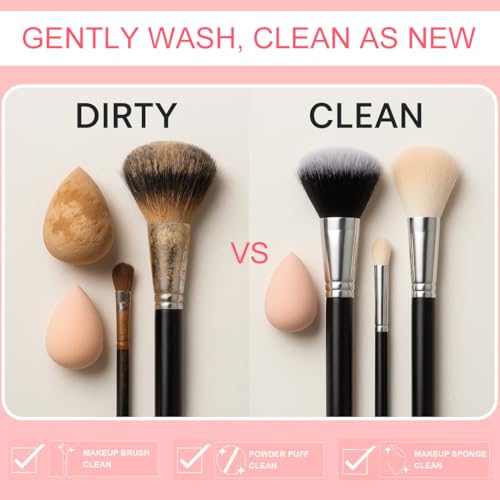 Limpiador de brochas de maquillaje, limpiador de brochas de maquillaje, solución de limpieza de brochas de maquillaje, limpiador de brochas de maquillaje, limpiador de brochas de maquillaje, limpieza - imagen 4