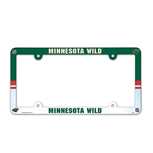 NHL Minnesota Wild LIC Plate Frame Full Color