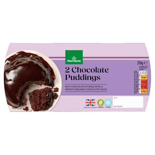 Morrisons Chocolate Sponge Puddings 2pk 210g