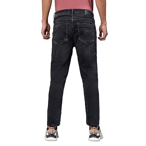 Image of Red Tape Knitted Jeans for Men | Grey | Comfortable & Breathable | Durable & Wrinkle Resistance | Relaxed Fit