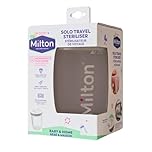 Milton Solo Travel Steriliser, 2 in 1 Microwave and Cold Water 24 hour Sterilisation, Fits in all Microwaves, Ideal for Travel and On the Go, BPA Free