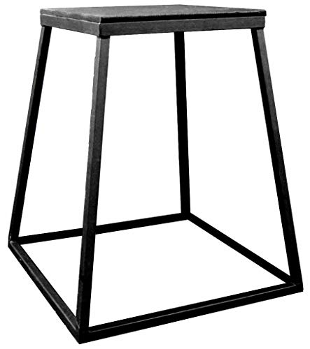 Ader Plyometric Platform Box 4 Pcs Set- 12", 18", 24", 30" Black #TOP4