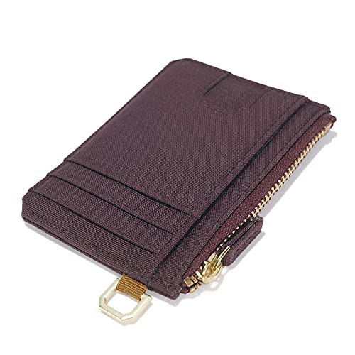 Carhartt Lässige Damen-Geldbörse aus Nylon, Ente mit Reißverschluss, Nylon-Ente mit Reißverschluss (Deep Wine), Einheitsgröße