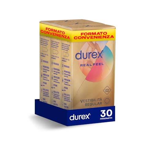 Durex Real Feel Preservativi (No Lattice, Regular)