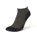 [タビオ] レーシングランプロ五本指ソックス 25.0～27.0cm スポーツソックス チャコールグリーン