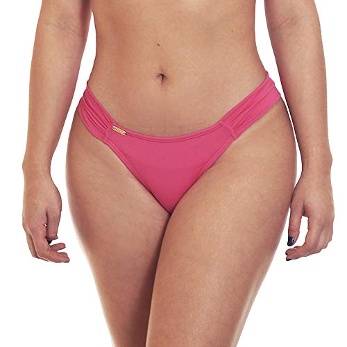 Calcinha de biquíni fio duplo borboleta (Pink, P)