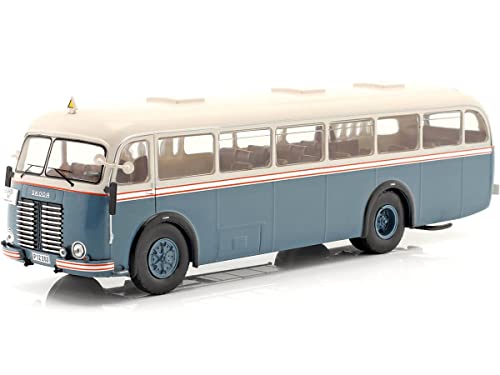Autobus miniature Skoda 706 RO 1947 IXO 1/43 bleu blanc