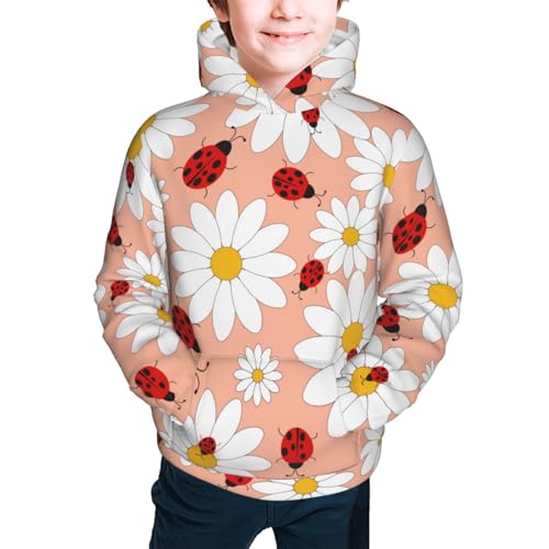 Daisy and Ladybug Kid Hoodies Boys Sweatshirts Girls Pullover with Pocket3
