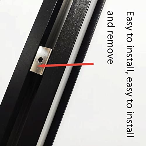 Apliques de pared largos de dormitorio LED modernos con tira de metal negro 6