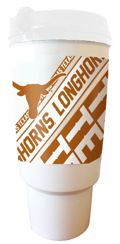 Northwest NCAA Texas Longhorns 34-Ounce Insulated Travel Chugger with Lid and Straw