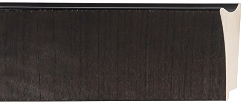 CountryArtHouse Picture Frame Moulding (Wood) 100ft bundle - Contemporary Black Finish - 4