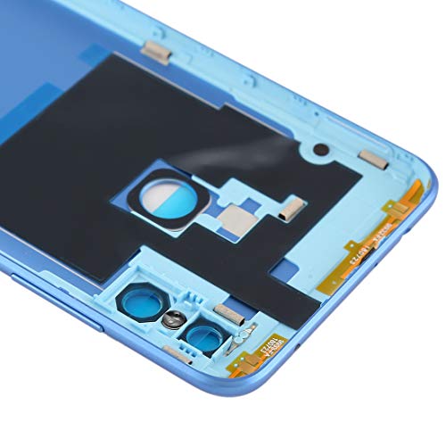 Coque bleue Redmi Note 6 Pro face supérieure avec boutons inclus