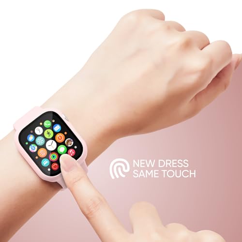 Joehwerr 3-in-1 Compatible for Apple Watch Straps 40mm with Case & Screen Protector - Image 4