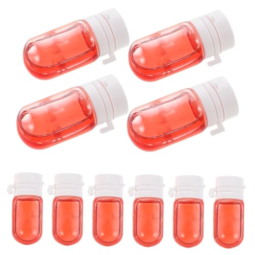 Vaguelly 10 Pièces huile pour cheveux bouclés capsules d'huile capillaire accessoire cheveux pour femme huiles capillaires parfumées pour femmes Red