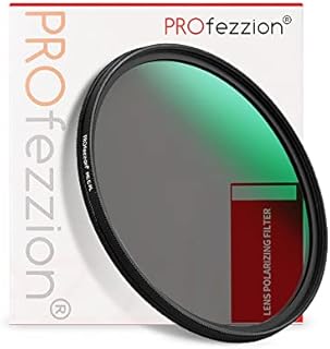PROfezzion 58MM Circular Polarising Filter Multi-Coated HD 12-Layer CPL Filter for Canon EOS 2000D 1300D 1200D 850D 800D 750D 700D 650D 200D 250D with EF-S 18-55mm Kit Lens