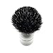 Edwin Jagger 1EJ339SYN Classic Black Synthetic Fibre Eco-Friendly Vegan Exfoliating Shaving Brush for Shaving Cream or Shaving Soap for Men and Women (Grey), Medium, Gray