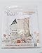Thea Gouverneur Cushion Back Kit with Zipper - Set of 3 - Beige - for Any 16x16 Inch (40x40cm) Cushion- Cross Stitch Creations - Embroidery - Embroidery Kit for Adults - 23.59993