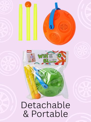 Image of Prime Wheel O Bell Push-&-Pull Baby Walker Toy | Pull Along Wheel Sound Walking Early Age Development Toys for Baby Boys and Girls | Interactive Spinning Wheel & Gentle Bell Sound