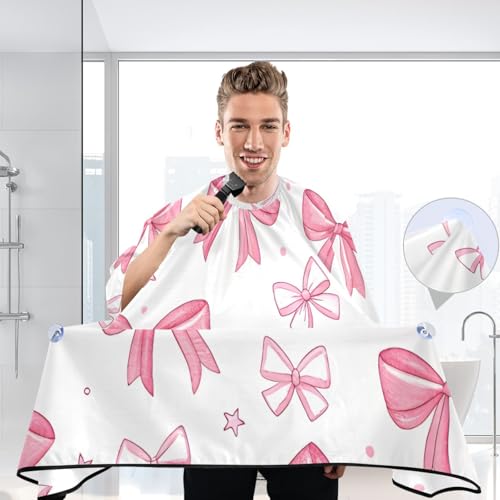 Capa de peluquería impermeable para hombre con cierre ajustable miniatura 6