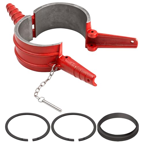 maXpeedingrods 7040 Piston Ring Compressor Tool including Adapter and Anti-Polishing Ring for Cummins ISX/QSX 15 for Caterpillar 3400 C-15 5.4" bore Alternative to PT-7040 5299448 5299447 5299339