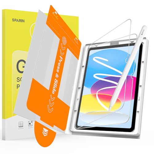 SPARIN 2 Pack Paper Glass Screen Protector for...