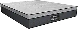 Colchão Gazin Maximus Molas Ensacadas Cinza/Branco - Suporta até 120Kg por Pessoa (Queen)