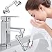 Produktbild 1080°Luftsprudler Wasserhahn,Schwenkbarer Doppelfunktion Wasserhahn 22 mm Innengewinde und 24 mm Außengewinde Drehbarer Perlatoren für WasserhäHne Verlängerung Booster Dusche Aufsatz