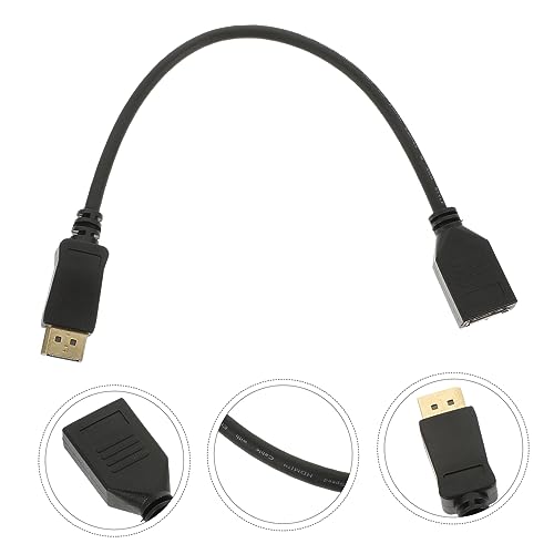 Adaptador cable macho hembra SECFOU de extensión plug and play para pantallas de televisión y PC 6
