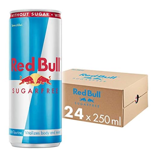 Red Bull Energy Drink Sugar Free 24 Pack of 8.4 Fl Oz, Sugarfree