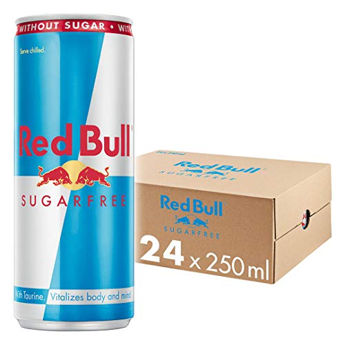 Image of Red Bull Energy Drink, Sugarfree, 250 ML Cans, (24 pack)