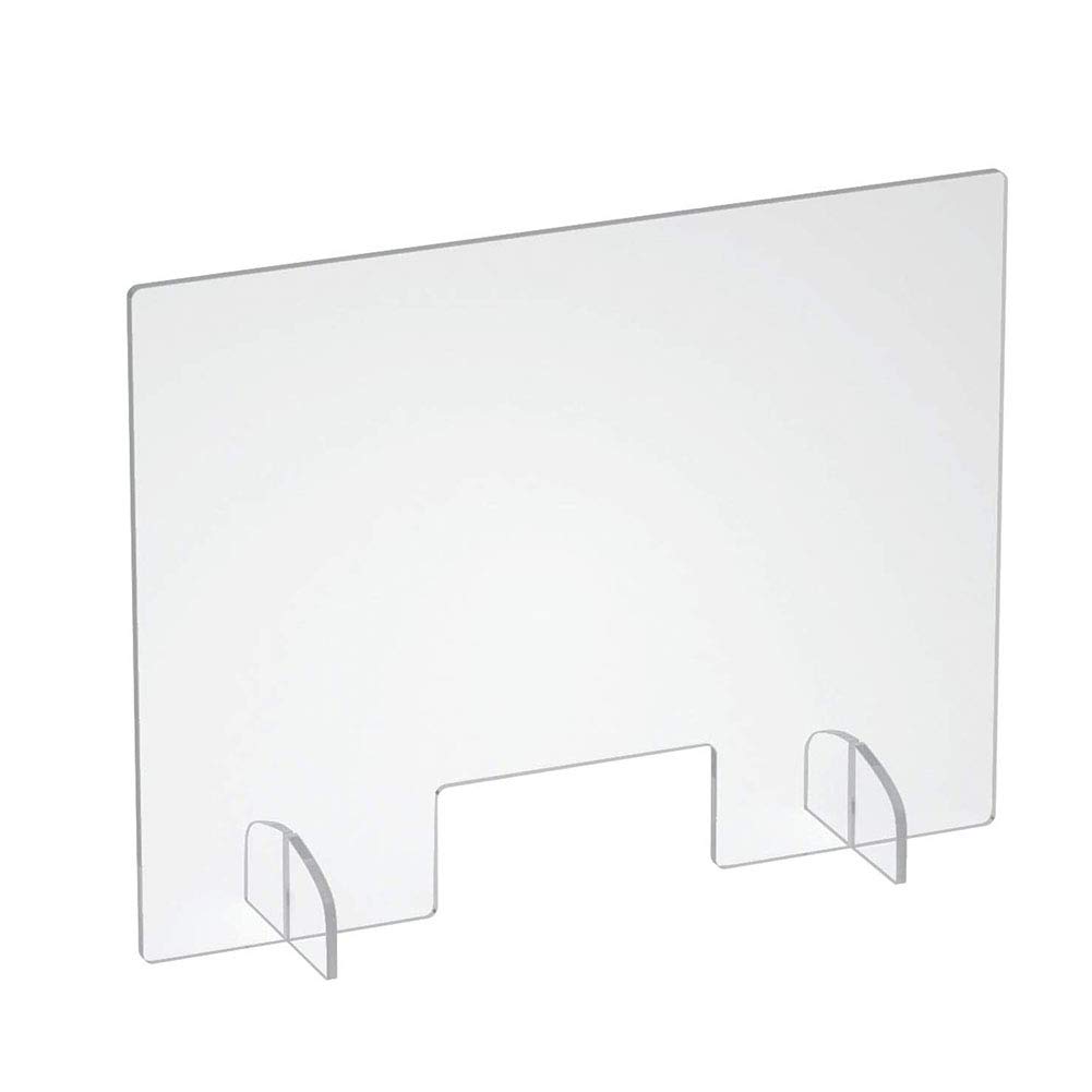 Buy KDJJH Sneeze Guard Shield, Acrylic Clear Reception Protective, Desk