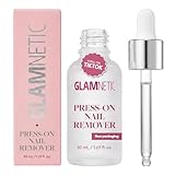 Glamnetic Press On Nail Remover | Odorless, No Acetone, Gentle Press-On Nail Remover Serum for Fake Nails | 30 ml/1.01 fl. oz.