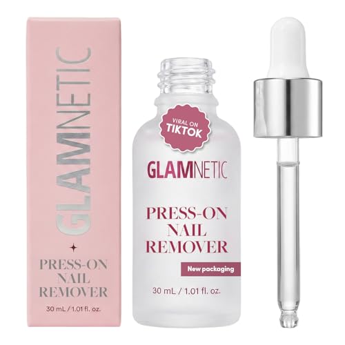 Glamnetic Press On Nail Remover | Odorless, No Acetone, Gentle Press-On Nail Remover Serum for Fake...