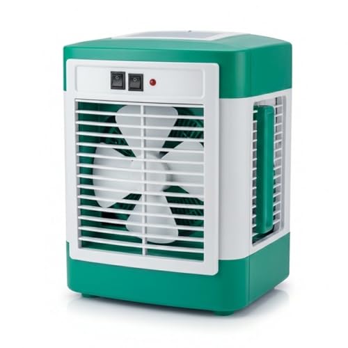 Image of Drumstone Green Desert Cooler Personal Air Cooler with Water Tank, Portable Evaporative Cooling System for Home, Office & Room, Energy Efficient Summer Cooling Solution