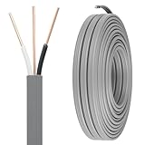 FIRMERST 14/2 UF Wire Outdoor Direct Burial Underground Feeder Cable 50ft ETL Listed